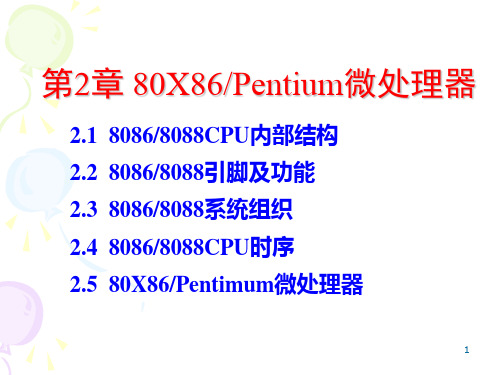 第二章80X86微处理器