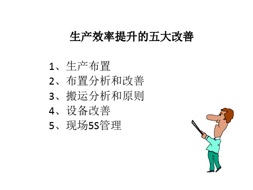 生产效率提升的五大改善