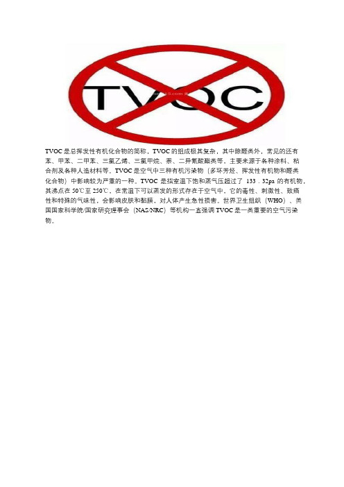 tvoc是什么意思
