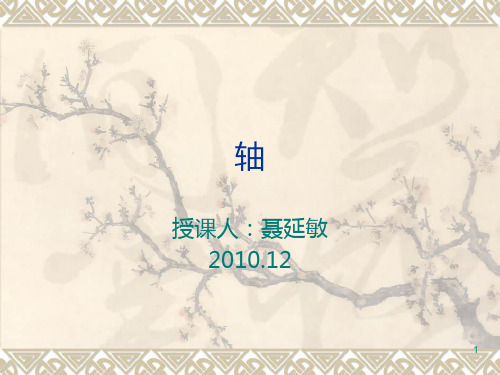 轴的结构PPT课件