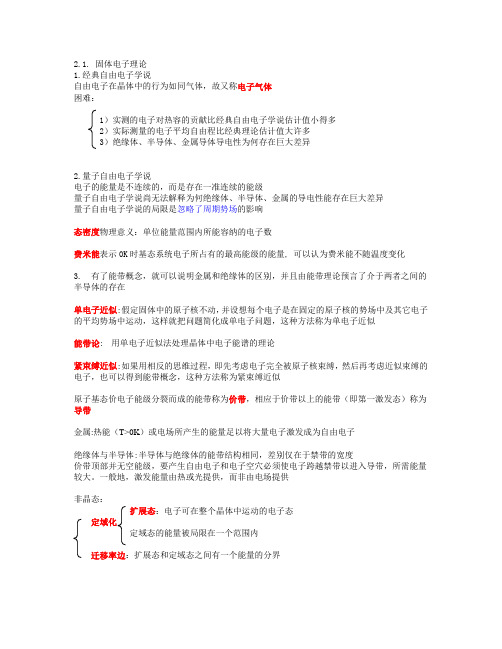 材料电学性能unit2-浙江大学材料物理性能笔记