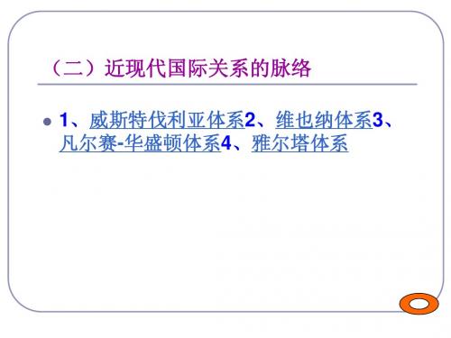 现代国际关系史教案2008级