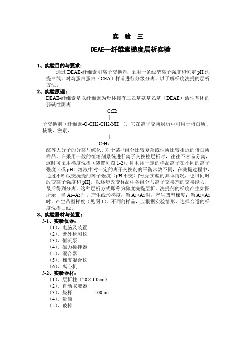 1-DEAE—层析实验