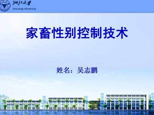 动物应用生物技术PPT