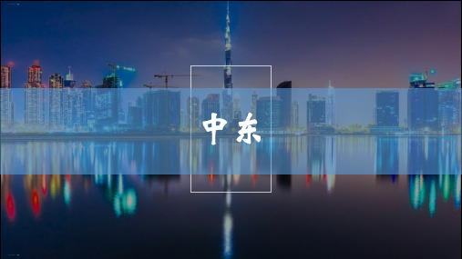 人教版地理《中东》课件ppt2