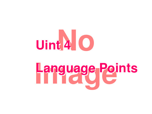2019年最新-高中英语人教版必修五_Unit_4_Making_the_news-Language_pointsppt课件