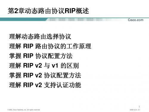 2.动态路由协议RIP