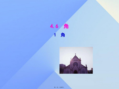 原七年级数学上册4.6.1角教学课件(新版)华东师大版