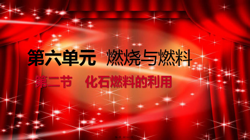 九年级化学上册第六单元燃烧与燃料第二节化石燃料的利用_1