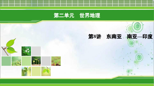 2019-2020年地理同步优化指导(区域地理)课件：第8讲 东南亚 南亚—印度