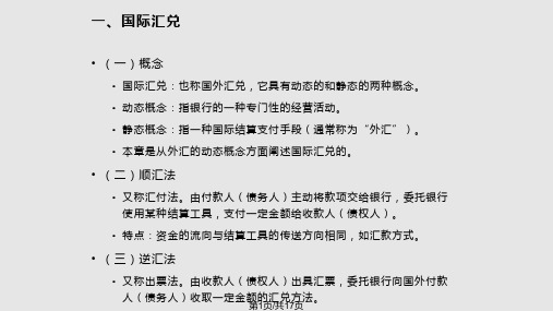 国际结算方式汇款PPT课件
