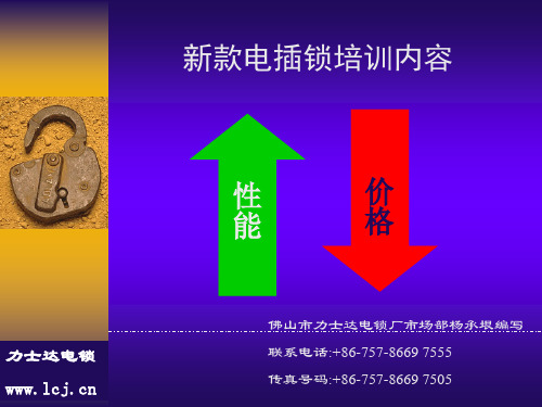 LCJ 电锁电插锁资料