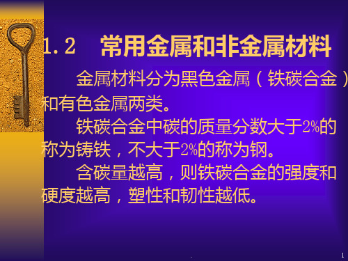碳素钢与合金钢PPT课件