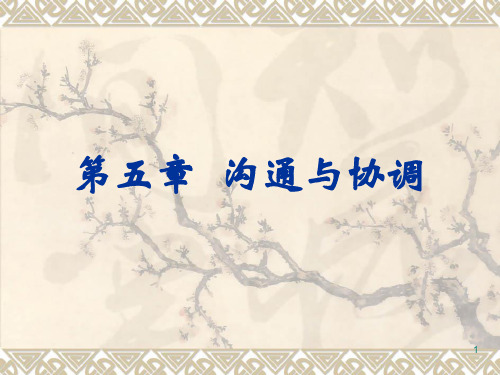 第六讲 沟通与协调