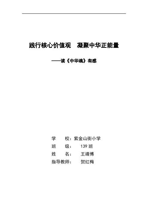 践行核心价值观  凝聚中华正能量