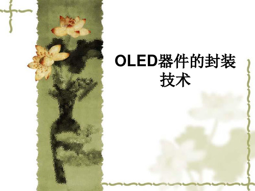 文献综述--OLED器件封装