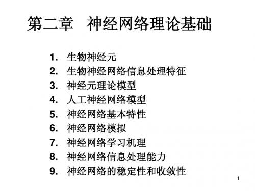 人工神经网络模型讲解
