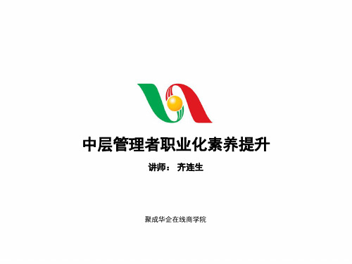 齐连生-中层管理者职业化素养提升-3