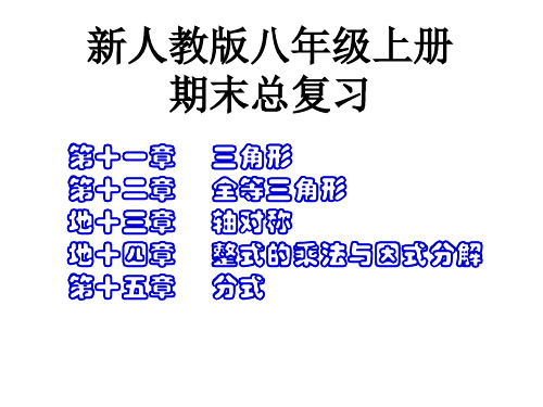 人教版八年级数学上册总复习精品课件