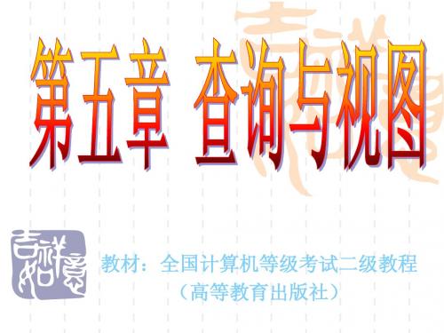 vfp第五章