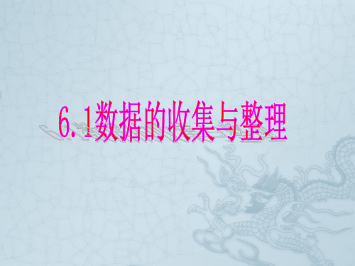 浙江省丽水外国语实验学校七年级数学上册《6.1数据的收集与整理》课件 浙教版