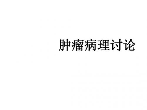 肿瘤病理讨论(oy)