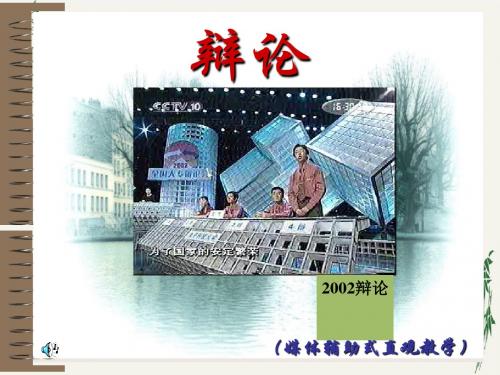 高中口语训练辩论PPT(优秀课件)1 人教版