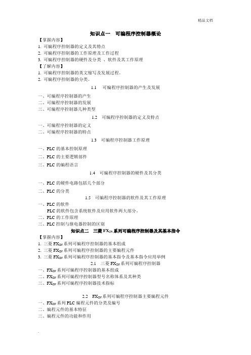 PLC知识点