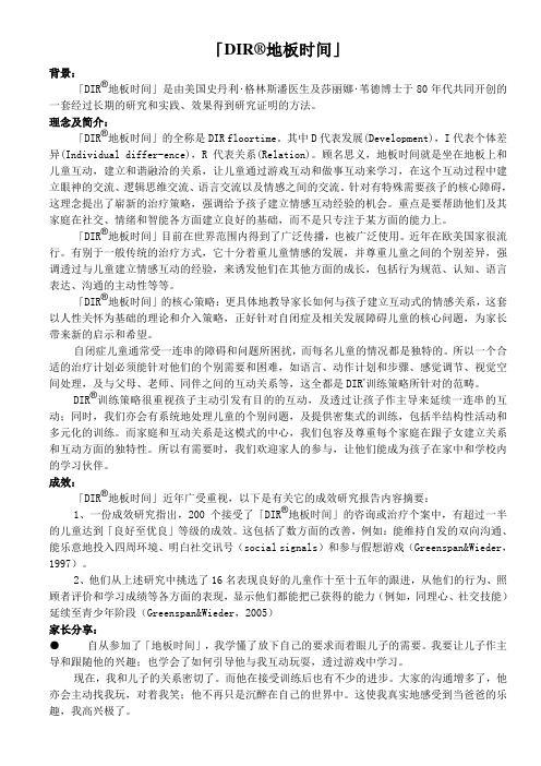 Floor Time(地板时光)详细介绍