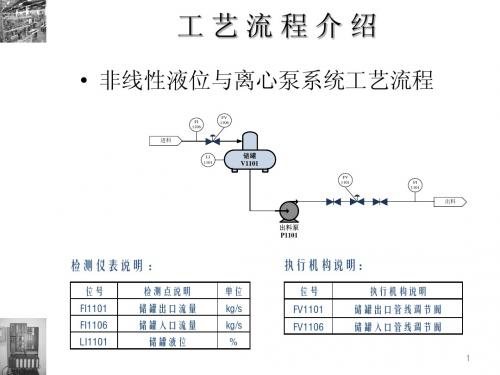 过程控制系统设计 ----工艺流程