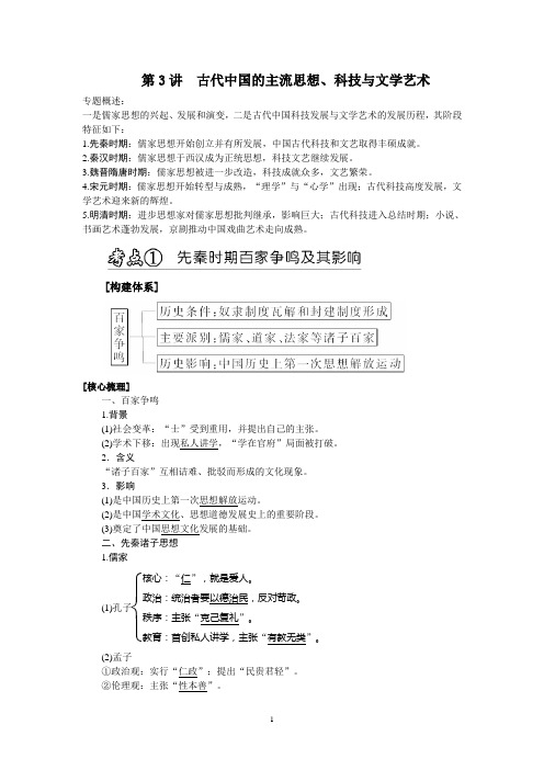 第03讲 古代中国的主流思想、科技与文学艺术