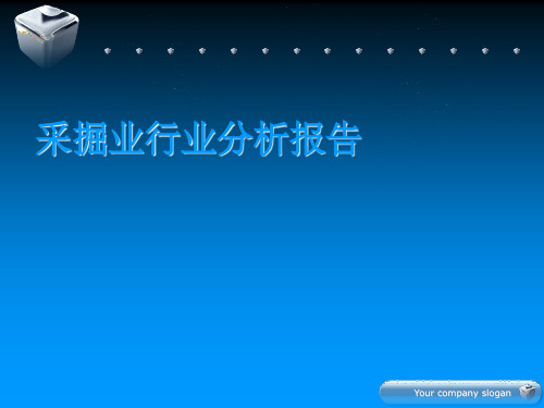 采掘业行业分析报告