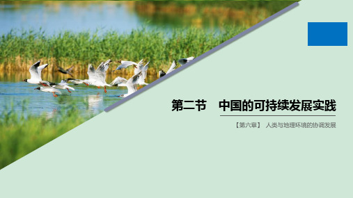 2020学年高中地理第6章人类与地理环境的协调发展第二节中国的可持续发展实践课件新人教版必修2