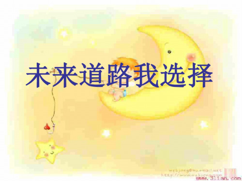 初三政治下学期未来道路我选择1