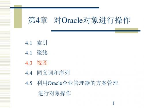 第4章  视图