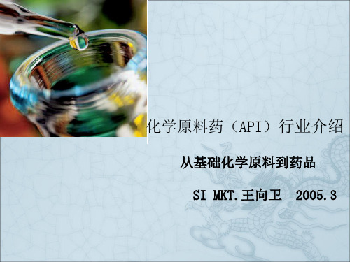 《原料药API》PPT课件