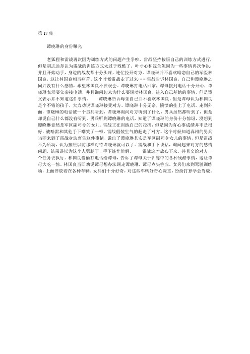 火凤凰剧情 - 火凤凰剧情分集介绍