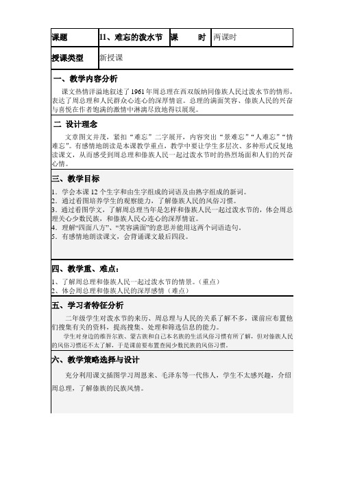 11、难忘的泼水节