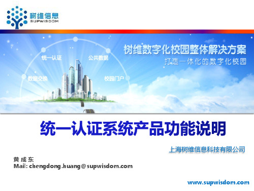 统一认证系统-产品功能说明-树维信息科技supwindom