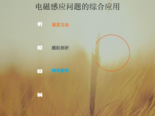 2019版总复习高中物理课件：第十章 电磁感应10-4-3-电磁感应问题的综合应用-x 精品