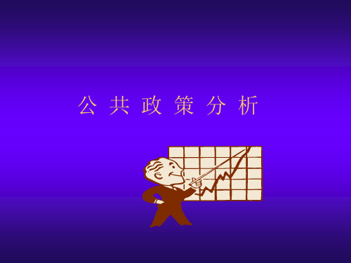 公共政策分析绪论