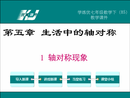 学练优数学七年级(下)教学课件 5.1 轴对称现象