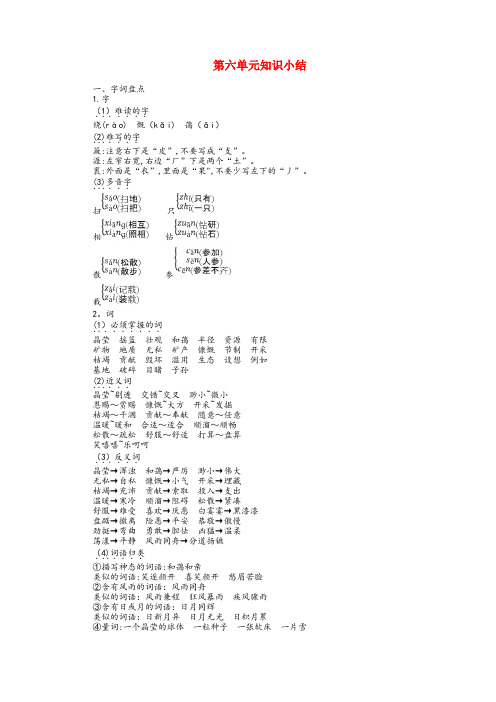 江安县中心小学六年级语文上册 培养良好的学习习惯(十一)(第2课时)教案 苏教版六年级语文上册培养