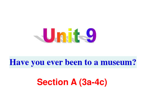 2020春人教版八年级英语下册教学课件：Unit 9 Section A (3a-4c) (共53张PPT)