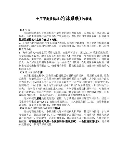 泡沫系统  (概述)