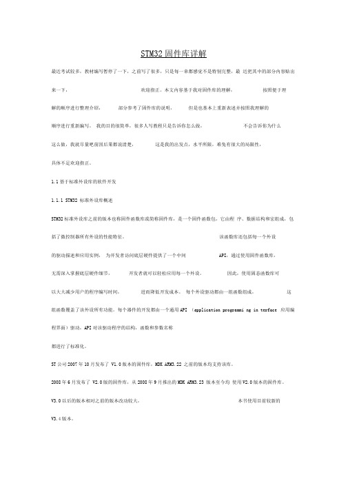 STM32固件库详解