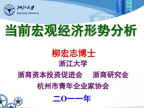 金融投资丨柳宏志丨当前宏观经济形势分析课件