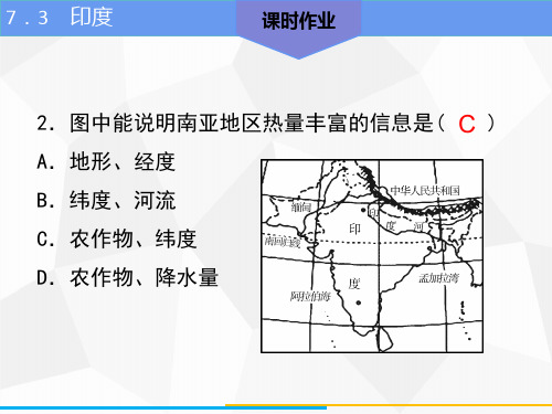 人教教材ppt《印度》ppt课件1