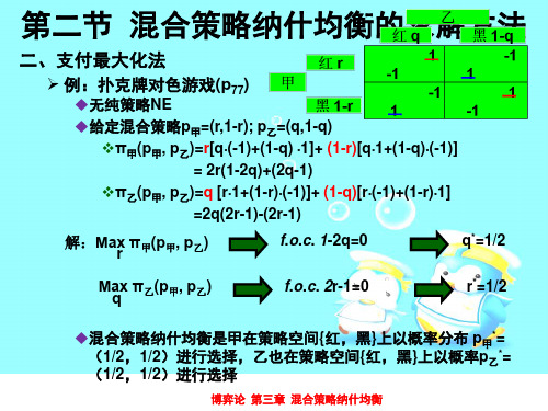 混合策略纳什均衡