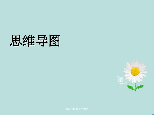 思维导图苏引华主讲